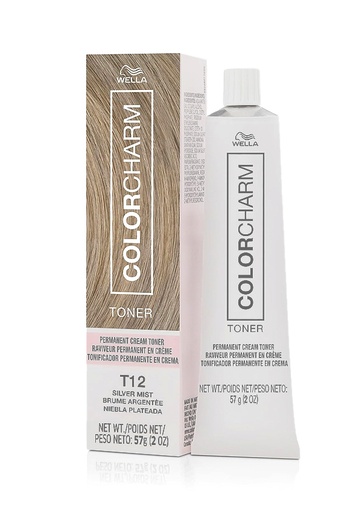 [WEL57280] Wella Color Charm Crème Toner #T12 Silver Mist (2 oz)