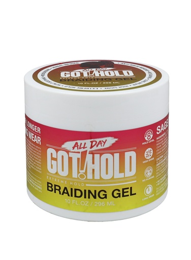 [EBN68564] All Day Got!Hold Braiding Gel (10 oz) #300