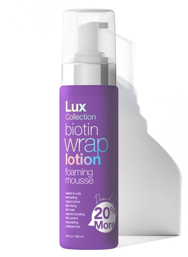 [TOD12883] Lux Collection Biotin Wrap Lotion Foaming Mousse (9.6 oz) #124