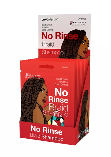 [TOD12504] Lux Collection No Rinse Braid Shampoo #LX46005 (1.75 oz/12pc/ds) #134