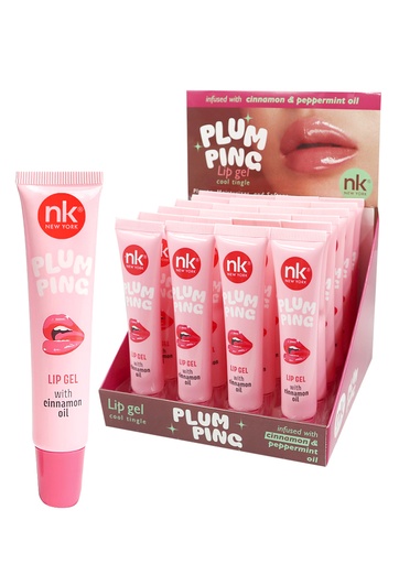 [NK00017] NK PlumPing Lip Gel -Cinnamon & Peppermint Oil (24 pc/ds)-ds #122