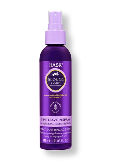 [HAP31222] Hask Blonde Care 5-In-1 Leave-In Spray (6 oz) #111
