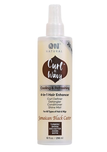 [NXI80041] Next Image ON Curl-n-Wavy 4-In-1 Hair Enhancer -Jamaican Black Castor (10 oz) #61B