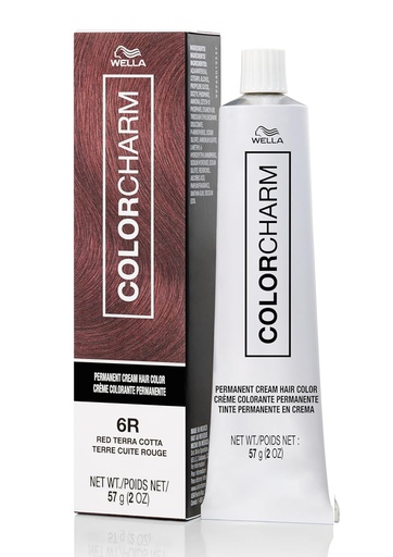 [WEL03440] Wella Color Charm Crème Hair Color #6R (Red Terra Cotta) -pc