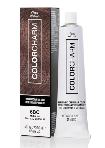 [WEL03098] Wella Color Charm Crème Hair Color #6BC (Mudside Chocolat) -pc