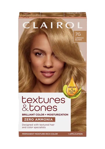 [CLR10863] Clairol Textures & Tones #7G Lumnous Blonde (=Lightest)