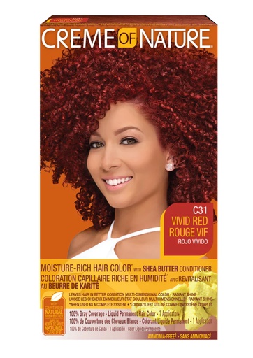 [CRN64031] Creme of Nature Moist LIQ HC #C31 Vivid Red #82