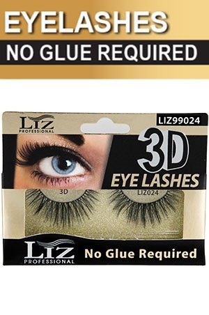 [LIZ99024] EYELASHES 3D #LIZ99024 (No Glue Required)