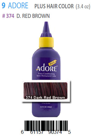 [ADO90374] Adore Plus Hair Color #374 D.Red Brown
