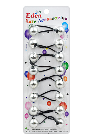 [LB20MSIL] Eden 20mm Hair Ball-Silver #LB20SIL-pk