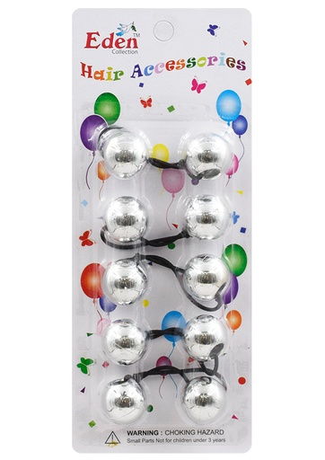 [LB24MSIL] Eden 24mm Hair Ball-Silver #LB24MSIL -pk