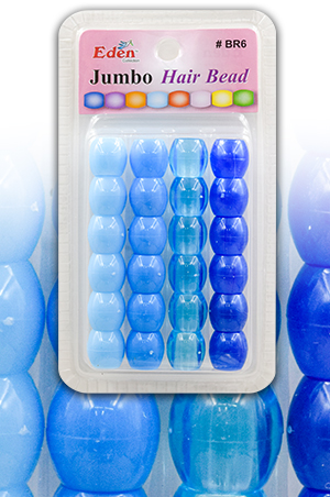 Eden Jumbo Blister SM Bead-Blue Tone#BR6B6-pk