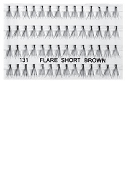 [MG91856] Eyelashes #131 Flare Short Brown (Magic Gold)