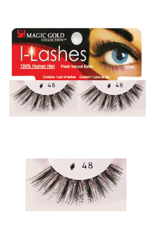 [MG91879] Eyelashes #48 Black (Magic Gold)