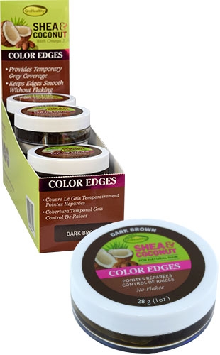 [SFP66459] Gro Healthy Shea & Coco Color Edge-D. Brown(1oz/12/ds)-ds#55