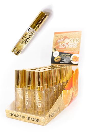 [HER02962] HERMINE Lip Oil-Gold Lovers-Vitamin C scent(24pc/box) #12